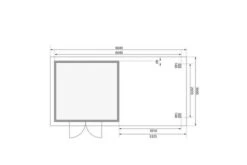KARIBU Gartenhaus Northeim 3, Terragrau, Fichtenholz 40mm, 664 X 309 X 229 Cm, Pultdach, Anbau 3m Mit Rückwand -Ausgewählte Geschäfte Für Garten- Und Outdoor-Produkte 30561 2 06.jpg