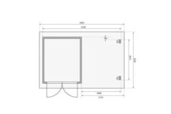 KARIBU Gartenhaus Bastrup4 , Naturbelassen, Fichtenholz 28mm, 454,5 X 297 X 222 Cm, Pultdach, Anbau 2m Mit Rückwand -Ausgewählte Geschäfte Für Garten- Und Outdoor-Produkte 30563 3 06.jpg