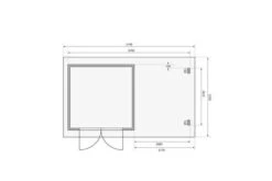 KARIBU Gartenhaus Bastrup5 , Naturbelassen, Fichtenholz 28mm, 514,5 X 297 X 222 Cm, Pultdach, Anbau 2m Mit Rückwand -Ausgewählte Geschäfte Für Garten- Und Outdoor-Produkte 30563 4 06.jpg