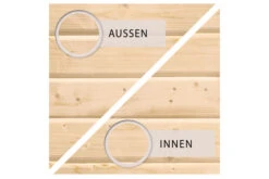 KARIBU Gartenhaus Bastrup 7, Naturbelassen, Fichtenholz 28mm, 774,5 X 297 X 222 Cm, Pultdach, Anbau 4m Mit Rückwand -Ausgewählte Geschäfte Für Garten- Und Outdoor-Produkte 30568 3 04.jpg