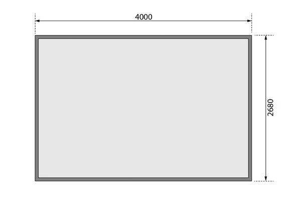 KARIBU Mittelwandhaus Mühlentrup 2, Terragrau, Fichtenholz 19mm, 428 X 272 X 212 Cm, Flachdach 9 KARIBU Mittelwandhaus Mühlentrup 2, Terragrau, Fichtenholz 19mm, 428 X 272 X 212 Cm, Flachdach – Bild 7