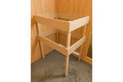 KARIBU Siirin Sauna , Naturbelassen, Fichte, 210x184x202 Cm, Eckeinstieg, Bronzierte Tür U. Kranz, Ofen 4,5 KW Integr. Str. -Ausgewählte Geschäfte Für Garten- Und Outdoor-Produkte 30686 1 10.jpg