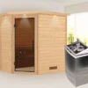 KARIBU Svea Sauna , Naturbelassen, Fichte, 224x160x202 Cm, Graphitfarbene Tür U.Kranz, Ofen 4,5 KW Integr. Strg. -Ausgewählte Geschäfte Für Garten- Und Outdoor-Produkte 30738 1 01.jpg