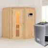 KARIBU Larin Sauna, Naturbelassen, Fichte, 151 X 151 X 198 Cm, Eckeinstieg, Mit Energiespartür, SET Mit Ofen 4,5 KW Ext. Strg. Easy 2 KARIBU Larin Sauna, Naturbelassen, Fichte, 151 X 151 X 198 Cm, Eckeinstieg, Mit Energiespartür, SET Mit Ofen 4,5 KW Ext. Strg. Easy -Ausgewählte Geschäfte Für Garten- Und Outdoor-Produkte 30911 2 01.jpg