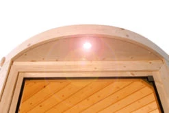 KARIBU Lavea Sauna, Naturbelassen, Fichte, 151 X 196 X 198 Cm, Eckeinstieg, Mit Rundbogenelement SET Mit Ofen 4,5 KW Bio Ext. Strg. -Ausgewählte Geschäfte Für Garten- Und Outdoor-Produkte 30935 3 09.jpg