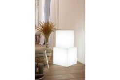 OUTFLEXX Exklusivmodell Shining Cube Dekoleuchte, Polyethylen, 43x 43x43 Cm, Inkl. Fassung Und LED-Leuchtmittel -Ausgewählte Geschäfte Für Garten- Und Outdoor-Produkte 31296 03.jpg
