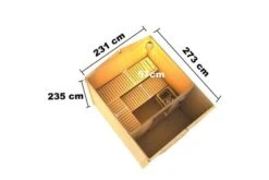 KARIBU Bosse 1 Saunahaus, Terragrau, Fichte, 231x273x235 Cm, Mit Vorraum, Fronteinstieg Und 9 KW Bio-Ofen -Ausgewählte Geschäfte Für Garten- Und Outdoor-Produkte 31311 3 05.jpg