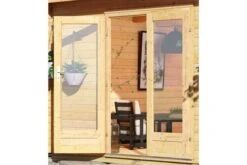 KARIBU Mainburg 3 Saunahaus, Naturbelassen, Fichte, 369x369x229 Cm, SET A Mit Doppelflügeltür, Vorraum Und 9 KW Bio-Ofen -Ausgewählte Geschäfte Für Garten- Und Outdoor-Produkte 31321 3 04.jpg