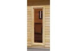 KARIBU Mainburg 3 Saunahaus, Naturbelassen, Fichte, 369x369x229 Cm, SET A Mit Doppelflügeltür, Vorraum Und 9 KW Bio-Ofen -Ausgewählte Geschäfte Für Garten- Und Outdoor-Produkte 31321 3 13.jpg