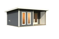 KARIBU Mainburg 5 Saunahaus, Terragrau, Fichte, 508x368x253 Cm, SET A Mit Doppelflügeltür Und Terrasse -Ausgewählte Geschäfte Für Garten- Und Outdoor-Produkte 31325 4 04.jpg