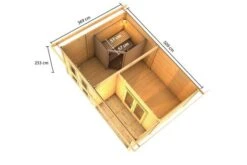 KARIBU Mainburg 5 Saunahaus, Terragrau, Fichte, 508x368x253 Cm, SET A Mit Doppelflügeltür, Terrasse Und 9 KW Ofen -Ausgewählte Geschäfte Für Garten- Und Outdoor-Produkte 31325 5 05.jpg