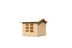 KARIBU Anton Saunahaus, Naturbelassen, Fichte, 304x304x250 Cm, Mit 9 KW Bio-Ofen Ext. Steuerung -Ausgewählte Geschäfte Für Garten- Und Outdoor-Produkte 31394 3 03.jpg