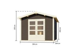 KARIBU Svenson Saunahaus, Terragrau, Fichte, 304x304x250 Cm, Mit 9 KW Bio-Ofen Ext. Steuerung -Ausgewählte Geschäfte Für Garten- Und Outdoor-Produkte 31395 6 05.jpg
