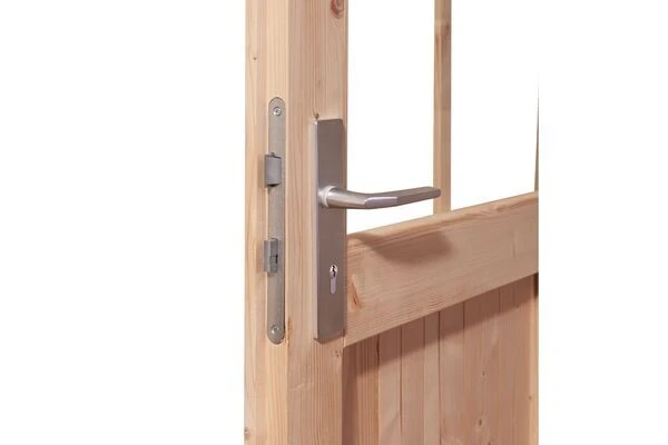 KARIBU Skrollan 1 Saunahaus, Naturbelassen, Fichte, 336x196x228 Cm, Milchglastür & Holzofen Inkl. Schornstein 19 KARIBU Skrollan 1 Saunahaus, Naturbelassen, Fichte, 336x196x228 Cm, Milchglastür & Holzofen Inkl. Schornstein – Bild 17