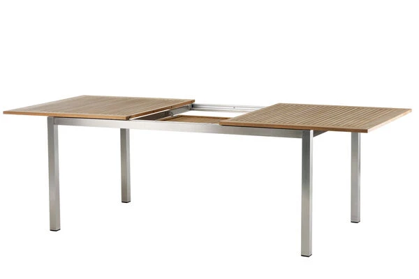 Ausziehtisch Roma Aus Edelstahl/Teak Von Diamond Garden, Ca. 180/240x100 Cm 5 Ausziehtisch Roma Aus Edelstahl/Teak Von Diamond Garden, Ca. 180/240x100 Cm – Bild 3