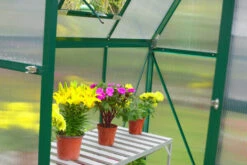 OUTFLEXX Gewächshaus, Grün, Alu/Polycarbonat, 6mm, Inkl. Fundament, Pulverb. 195 X 195 X 205 Cm -Ausgewählte Geschäfte Für Garten- Und Outdoor-Produkte 3 13751.jpg