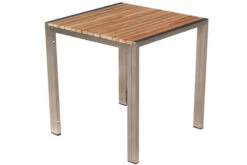 OUTFLEXX 2er-Set Sonnenliegen, Taupe, Edelstahl/Teak, 195,5x74x35cm, Mit Beistelltisch 45x45cm -Ausgewählte Geschäfte Für Garten- Und Outdoor-Produkte 3 14167.jpg