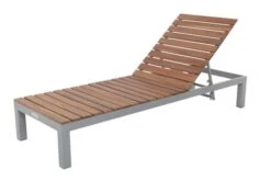 VILLANA Gartenliege, Alu / FSC-Akazienholz, 200 X 70 X 33 Cm, 4-Stufen Verstellbar -Ausgewählte Geschäfte Für Garten- Und Outdoor-Produkte 3 16457.jpg