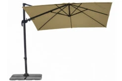 Schneider® SCHNEIDER Rhodos Eco Twist Ampelschirm, Taupe, Quadratisch, 270 X 270 Cm -Ausgewählte Geschäfte Für Garten- Und Outdoor-Produkte 3 16618.jpg