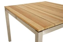 Ploß Brooklyn Tisch, Edelstahl/Teakholz, Gebürstet, 100x100cm -Ausgewählte Geschäfte Für Garten- Und Outdoor-Produkte 3 17616.jpg