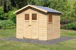 KARIBU Gartenhaus Dalin 1, Fichtenholz 14 Mm, Naturbelassen, Ca. 4,4 M² -Ausgewählte Geschäfte Für Garten- Und Outdoor-Produkte 3 17838.jpg