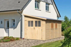 KARIBU Gartenhaus Bomlitz, Fichtenholz 19 Mm, Naturbelassen -Ausgewählte Geschäfte Für Garten- Und Outdoor-Produkte 3 17864 3.jpg