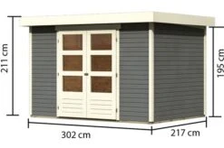 KARIBU Gartenhaus Askola 4, Fichtenholz 19 Mm, Pultdach -Ausgewählte Geschäfte Für Garten- Und Outdoor-Produkte 3 17993 7.jpg