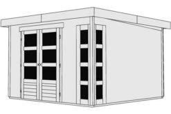 KARIBU Gartenhaus Kerko 6, Fichtenholz 19 Mm, Flachdach -Ausgewählte Geschäfte Für Garten- Und Outdoor-Produkte 3 17998 2.jpg