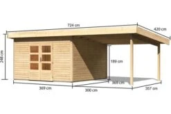 KARIBU Gartenhaus Northeim 5, Fichtenholz 38 Mm, Pultdach 12 KARIBU Gartenhaus Northeim 5, Fichtenholz 38 Mm, Pultdach -Ausgewählte Geschäfte Für Garten- Und Outdoor-Produkte 3 18028 11.jpg