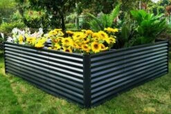 OUTFLEXX Eck-Hochbeet, Anthrazit, Zincalume, 270x270x90x84cm -Ausgewählte Geschäfte Für Garten- Und Outdoor-Produkte 3 18174.jpg