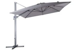 OUTFLEXX Ampelschirm, Anthrazit, Pulverbesch. Aluminium, 400x300cm, Inkl. Plattenständer -Ausgewählte Geschäfte Für Garten- Und Outdoor-Produkte 3 18348.jpg