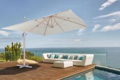 OUTFLEXX Ampelschirm, Creme, Aluminium In Holzoptik, 400x300cm, Inkl. Plattenständer 16 OUTFLEXX Ampelschirm, Creme, Aluminium In Holzoptik, 400x300cm, Inkl. Plattenständer -Ausgewählte Geschäfte Für Garten- Und Outdoor-Produkte 3 18511.jpg