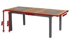HARTMAN Concept Ausziehtisch, Xerix/natur, Alu/FSC-Teak, 180/240x100cm, Inkl. Granitinlays -Ausgewählte Geschäfte Für Garten- Und Outdoor-Produkte 3 18679.jpg