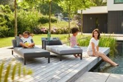 HARTMAN Adam Gartenliege, Sooty, Alu/Sunbrella, 4x4 Textilen, 195x70x30cm, Rückenlehne Verstellbar, Inkl. Kopfkissen -Ausgewählte Geschäfte Für Garten- Und Outdoor-Produkte 3 18733.jpg