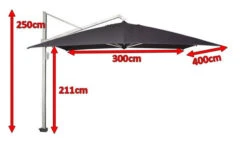 SIENA GARDEN Stratos Ampelschirm, Silber/schwarz Meliert, Alu/Spuncrylic®, 300x400cm, 360° Drehbar, Vertikal Verstellbar -Ausgewählte Geschäfte Für Garten- Und Outdoor-Produkte 3 18808.jpg