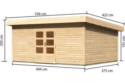 KARIBU Gartenhaus Northeim 6, Fichtenholz Ca. 40 Mm, Pultdach, 12 KARIBU Gartenhaus Northeim 6, Fichtenholz Ca. 40 Mm, Pultdach, -Ausgewählte Geschäfte Für Garten- Und Outdoor-Produkte 3 19422.jpg