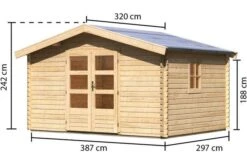 KARIBU Blockbohlenhaus Meldorf 5, Fichtenholz Ca. 40 Mm, Satteldach -Ausgewählte Geschäfte Für Garten- Und Outdoor-Produkte 3 19429 1.jpg