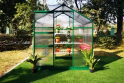 OUTFLEXX Gewächshaus, Grün, Alu/Polycarbonat, 190x125x203 Cm, Pulverbeschichtet -Ausgewählte Geschäfte Für Garten- Und Outdoor-Produkte 3 20085.jpg