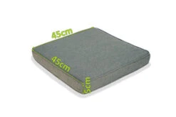 OUTFLEXX Sitzkissen, Grau, Olefin, 45x45x5cm, Für Anok Sessel 20302, Waschbar -Ausgewählte Geschäfte Für Garten- Und Outdoor-Produkte 3 20303.jpg