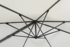 OUTFLEXX Ultimate L Ampelschirm, Anthrazit/creme, Alu/Spuncrylic®, 400x400cm, Inkl. Befüllbarem Schirmständer -Ausgewählte Geschäfte Für Garten- Und Outdoor-Produkte 3 20364.jpg