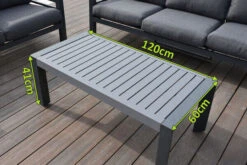 OUTFLEXX Kaffeetisch, Anthrazit, Aluminium, 120x60x41cm -Ausgewählte Geschäfte Für Garten- Und Outdoor-Produkte 3 20854.jpg