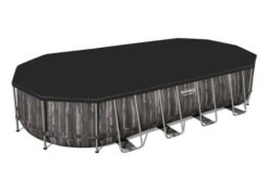 BESTWAY Power Steel Pool, Holz-Optik (dunkelgrau), TriTech, 732x366x122cm, Oval, Mit Filterpumpe, Leiter, Abdeckplane -Ausgewählte Geschäfte Für Garten- Und Outdoor-Produkte 3 21942.jpg