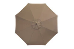 DOPPLER Alu Wood Mittelstockschirm, Greige, Alu/Polyester, 350cm, Mit Kurbel, Holzoptik -Ausgewählte Geschäfte Für Garten- Und Outdoor-Produkte 3 22340.jpg