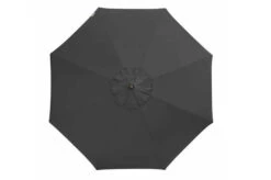 DOPPLER Alu Wood Mittelstockschirm, Anthrazit, Alu/Polyester, 350cm, Mit Kurbel, Holzoptik -Ausgewählte Geschäfte Für Garten- Und Outdoor-Produkte 3 22341.jpg