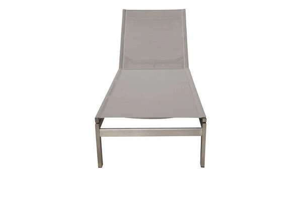 OUTFLEXX Rollliege, Taupe, Edelstahl/Textilene, Verstellbare Rückenlehne, 212x71x36cm 5 OUTFLEXX Rollliege, Taupe, Edelstahl/Textilene, Verstellbare Rückenlehne, 212x71x36cm – Bild 3