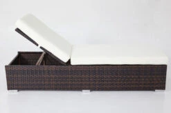 OUTFLEXX 2er-Set Sonnenliegen, Braun Marmoriert, Polyrattan, Je 200x70x45cm, Mit Beistelltisch -Ausgewählte Geschäfte Für Garten- Und Outdoor-Produkte 3 7761.jpg