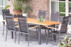 HARTMAN South Wales Ausziehtisch, Xerix/natur, Alu/FSC-Teak, 150/210x90cm, Mit Synchronauszug -Ausgewählte Geschäfte Für Garten- Und Outdoor-Produkte 4 11090.jpg