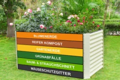 OUTFLEXX Hochbeet, Creme, Zincalume, Pulverbeschichtet, 180 X 90 X 84 Cm -Ausgewählte Geschäfte Für Garten- Und Outdoor-Produkte 4 13725.jpg