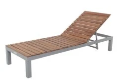 VILLANA Gartenliege, Alu / FSC-Akazienholz, 200 X 70 X 33 Cm, 4-Stufen Verstellbar -Ausgewählte Geschäfte Für Garten- Und Outdoor-Produkte 4 16457.jpg