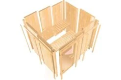 KARIBU Systemsauna Malin, Fichtenholz 68mm, Eckeinstieg, Ca. 4,2m² -Ausgewählte Geschäfte Für Garten- Und Outdoor-Produkte 4 18418 12.jpg